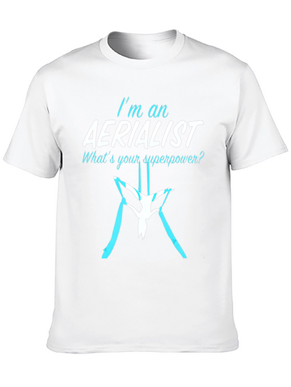 Aerialist Superpower T-Shirt - Black Cotton Blend