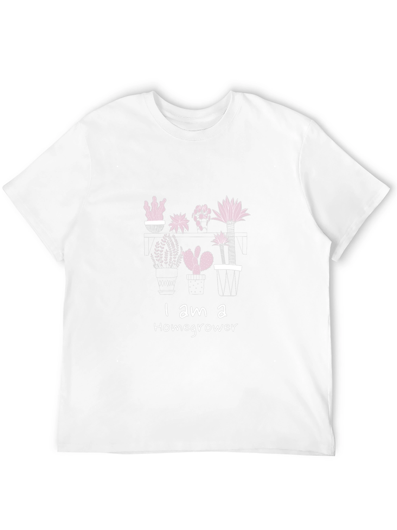 Homegrower Cactus Graphic Tee - Black Unisex T-Shirt