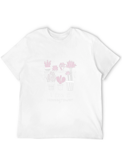 Homegrower Cactus Graphic Tee - Black Unisex T-Shirt