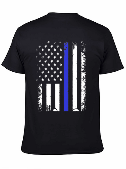 Thin Blue Line Flag T-Shirt