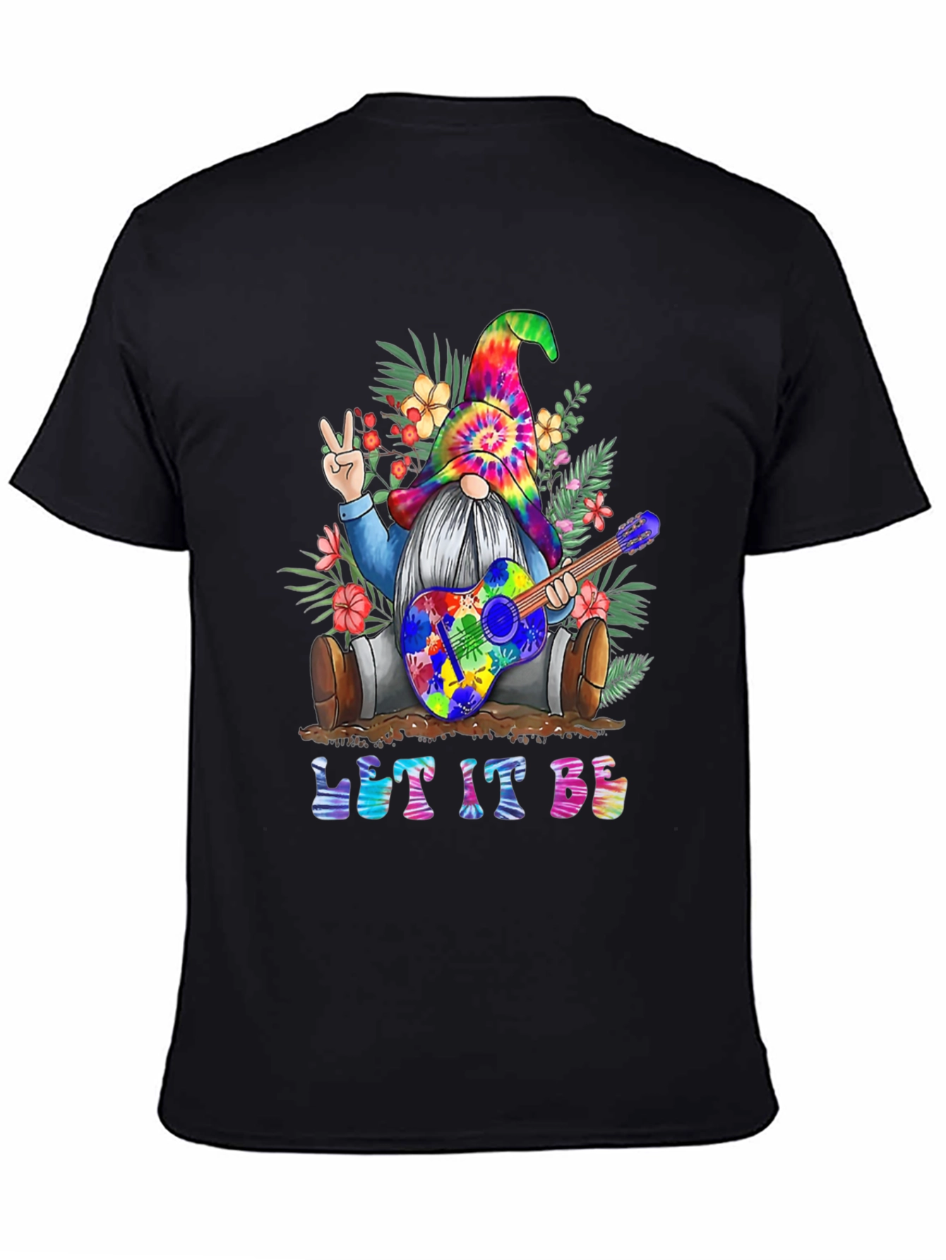 Let It Be Gnome T-Shirt - Peace & Music