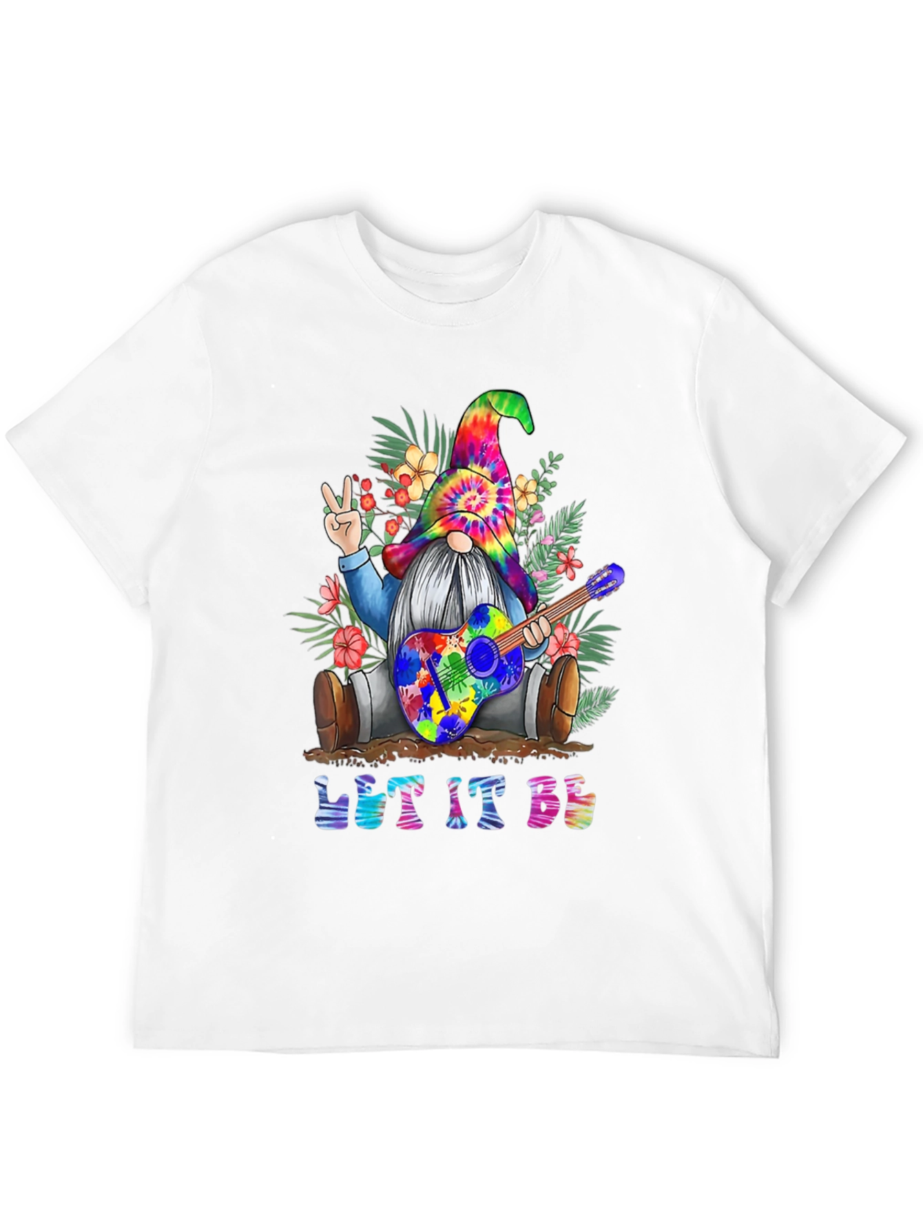 Let It Be Gnome T-Shirt - Peace & Music