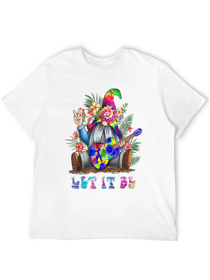 Let It Be Gnome T-Shirt - Peace & Music