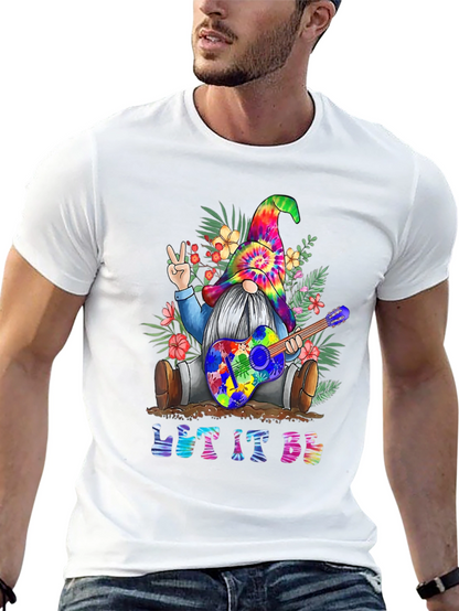 Let It Be Gnome T-Shirt - Peace & Music