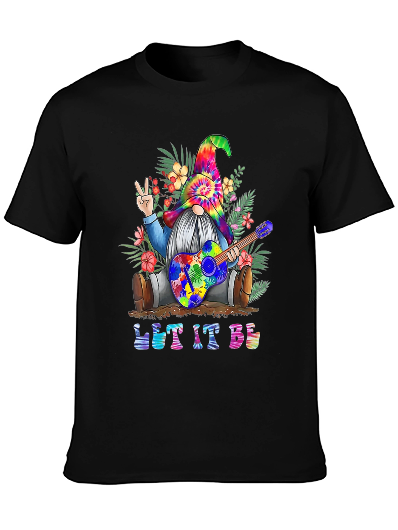 Let It Be Gnome T-Shirt - Peace & Music