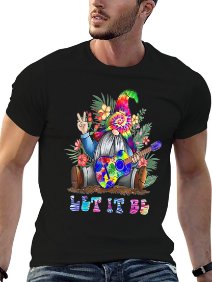 Let It Be Gnome T-Shirt - Peace & Music