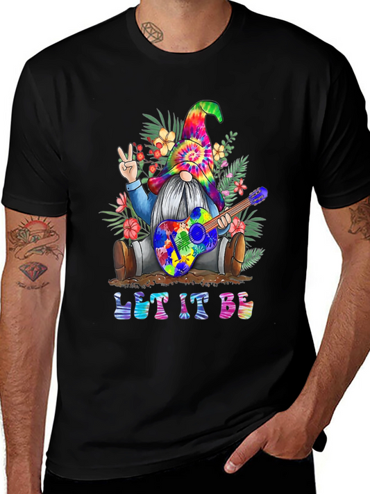 Let It Be Gnome T-Shirt - Peace & Music