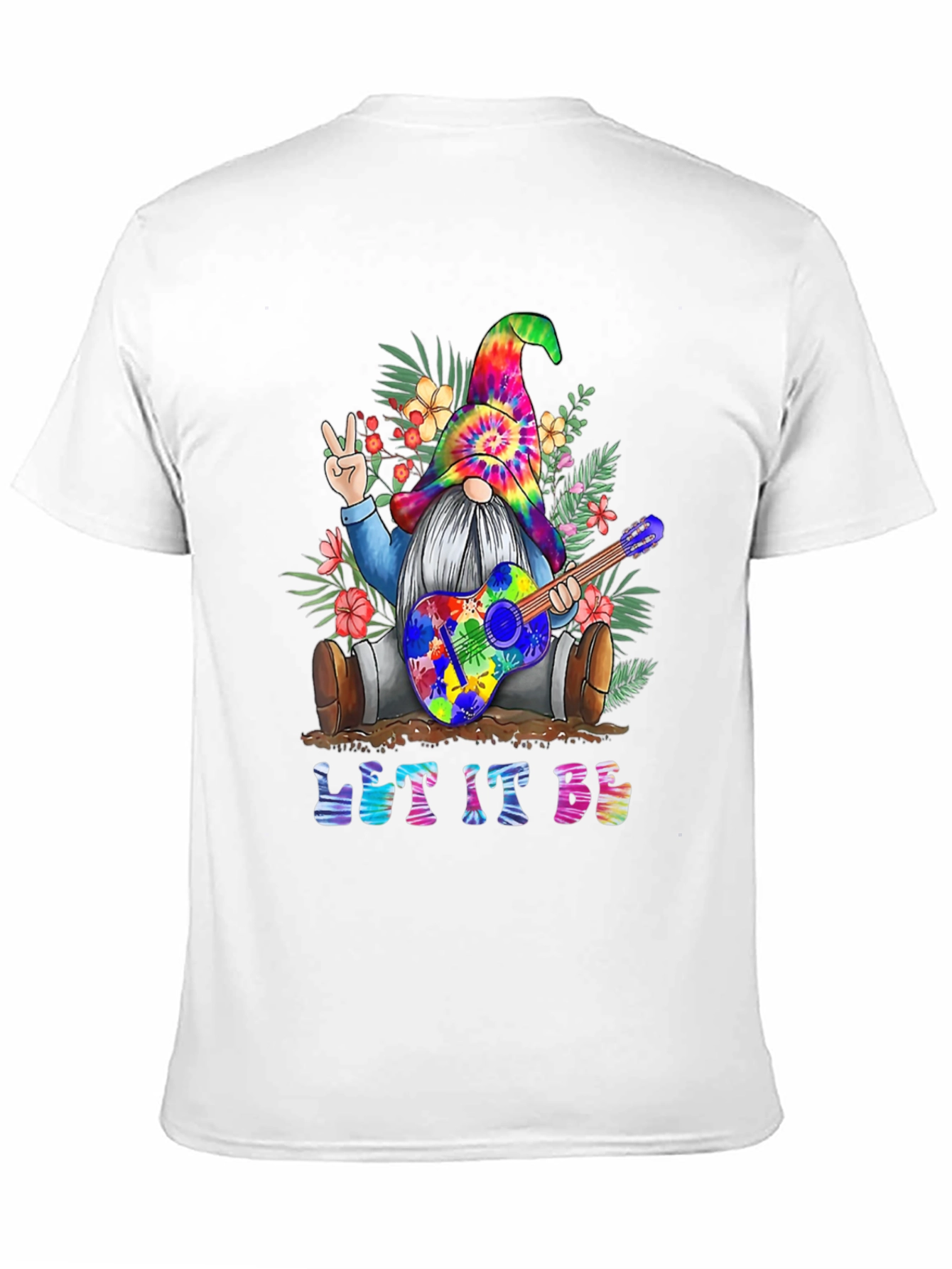Let It Be Gnome T-Shirt - Peace & Music