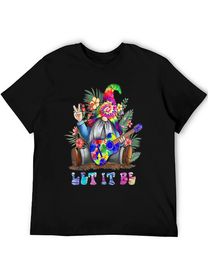 Let It Be Gnome T-Shirt - Peace & Music