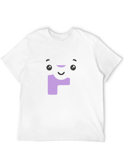 Funny Face Graphic Tee - Soft Black Cotton T-Shirt