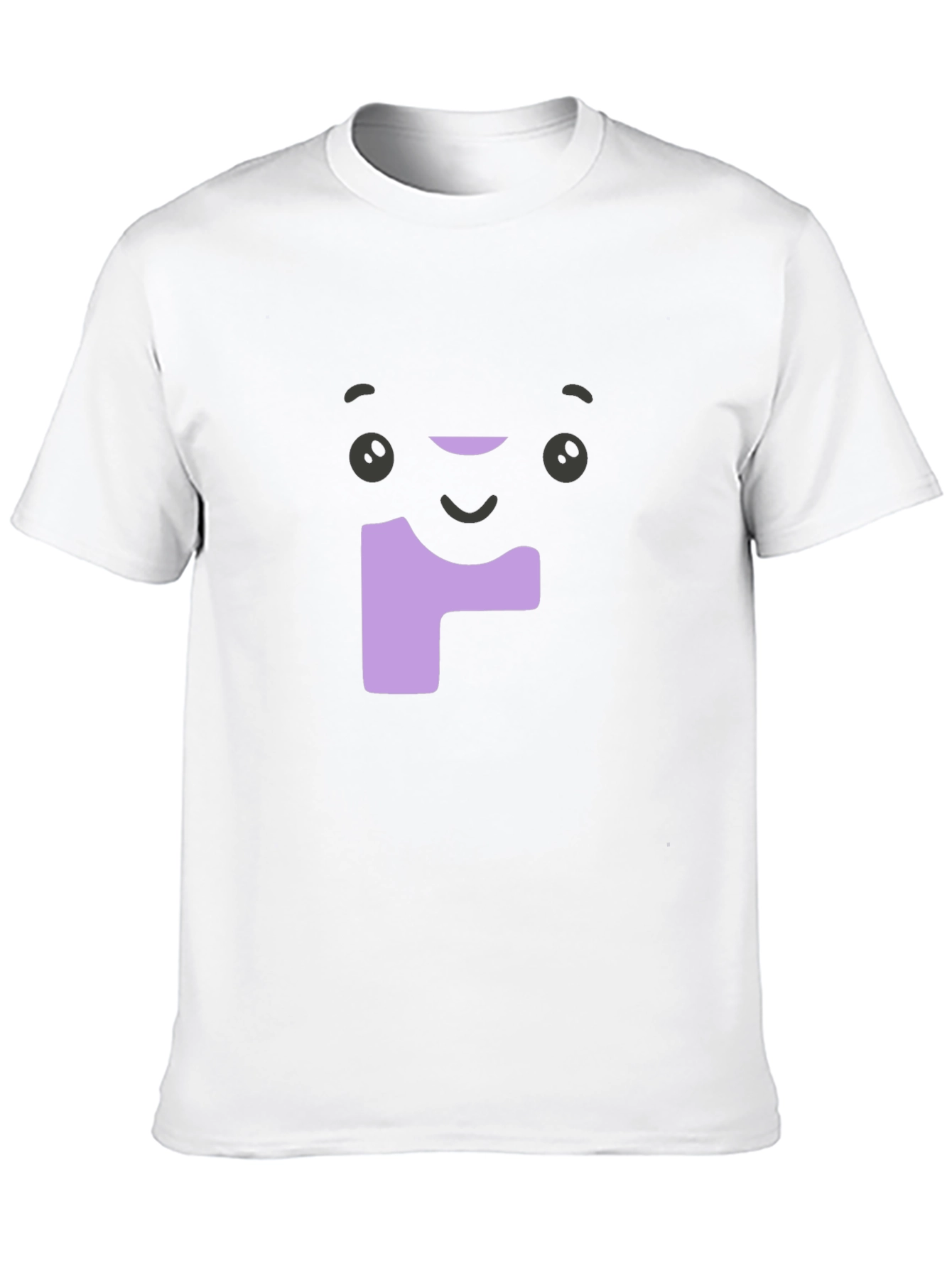 Funny Face Graphic Tee - Soft Black Cotton T-Shirt