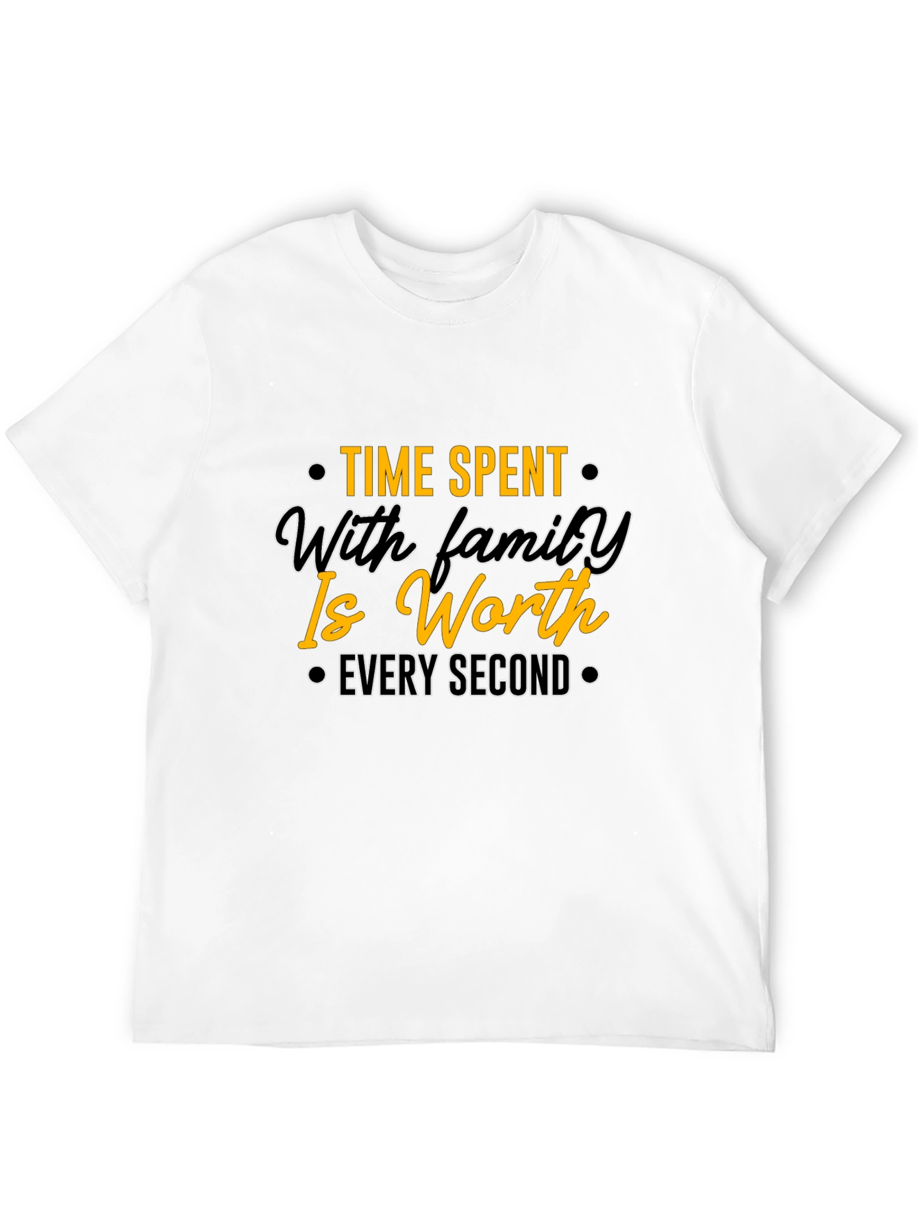 Family Time Value Black T-Shirt