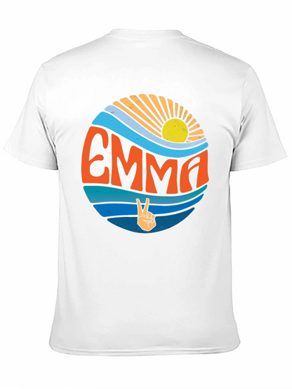 Retro Emma T-Shirt - Groovy Personalized Tee