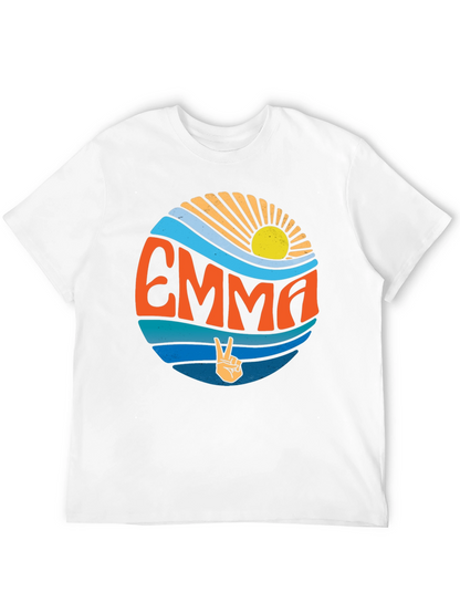Retro Emma T-Shirt - Groovy Personalized Tee