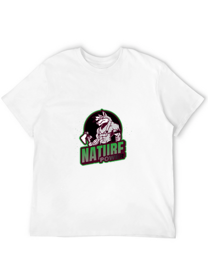 Nature Power Wolf Graphic T-Shirt