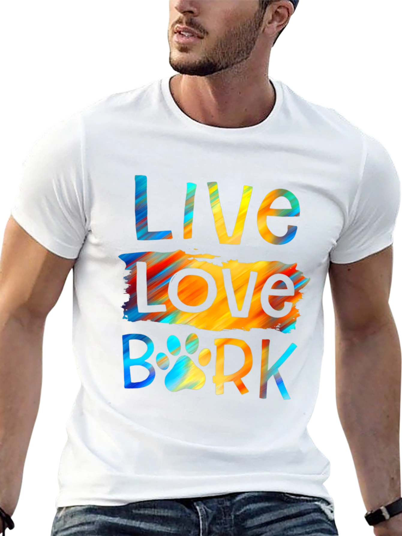 Live Love Bark T-Shirt | Dog Lover Tee