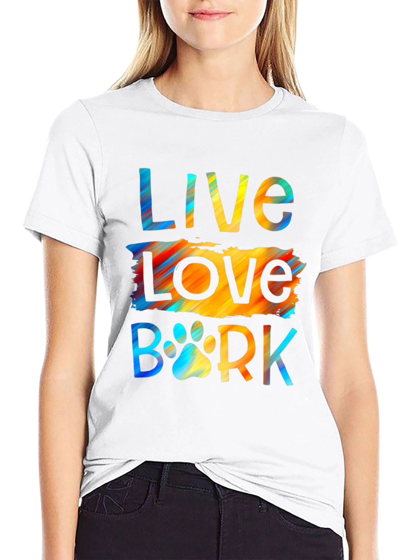 Live Love Bark T-Shirt | Dog Lover Tee