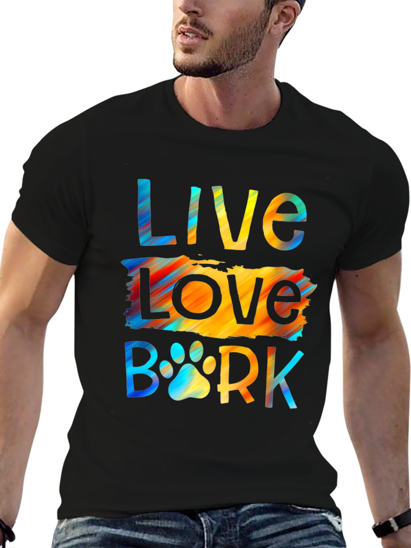 Live Love Bark T-Shirt | Dog Lover Tee