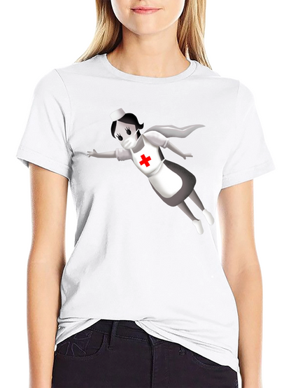Hero Nurse T-Shirt - Black Crew Neck