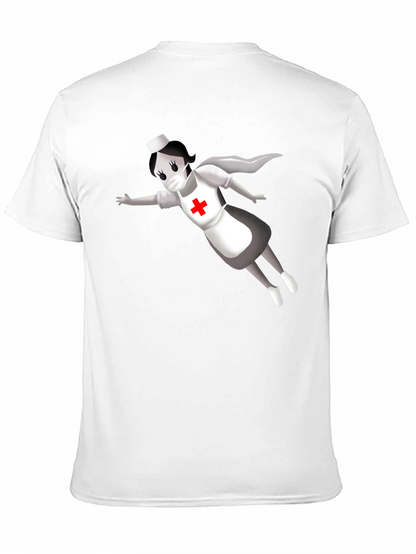 Hero Nurse T-Shirt - Black Crew Neck