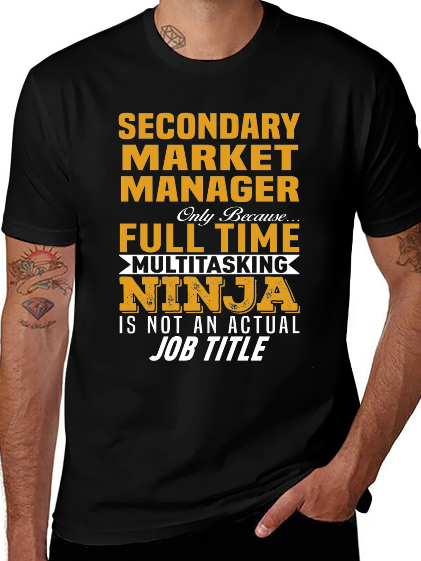 Funny Secondary Market Manager T-Shirt