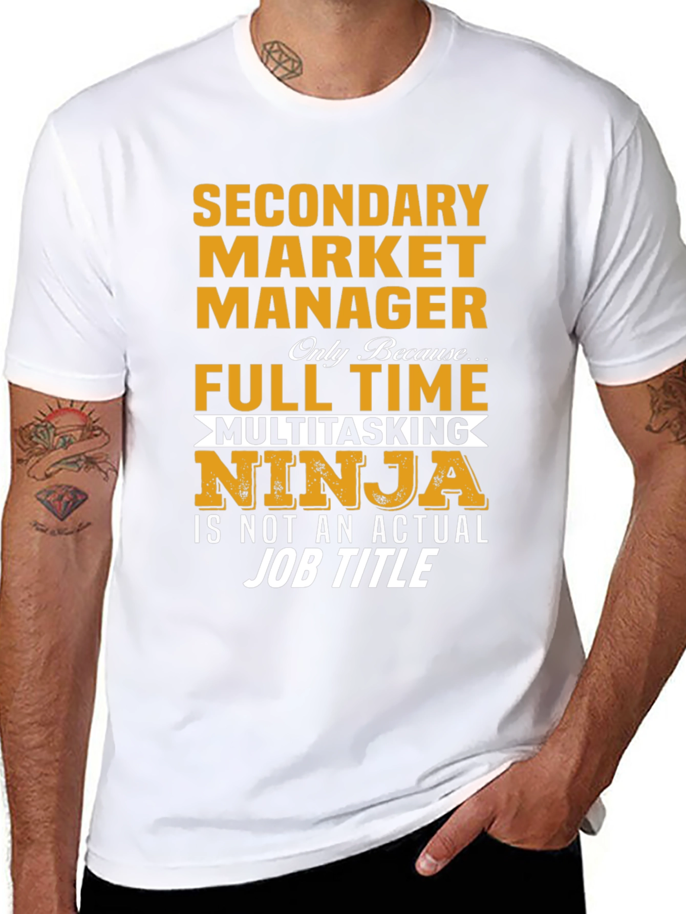 Funny Secondary Market Manager T-Shirt