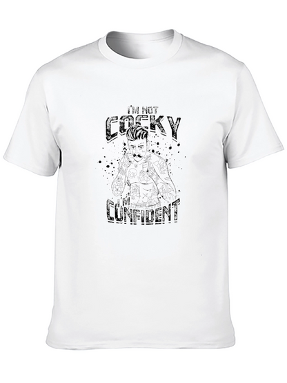 Im Not Cocky Confident Boxer Graphic T-Shirt
