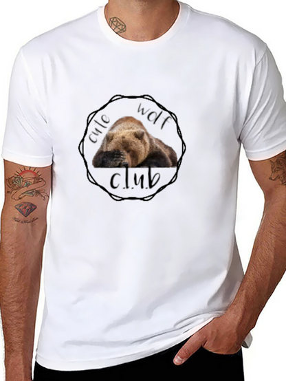 Cute Wolf Club Black T-Shirt