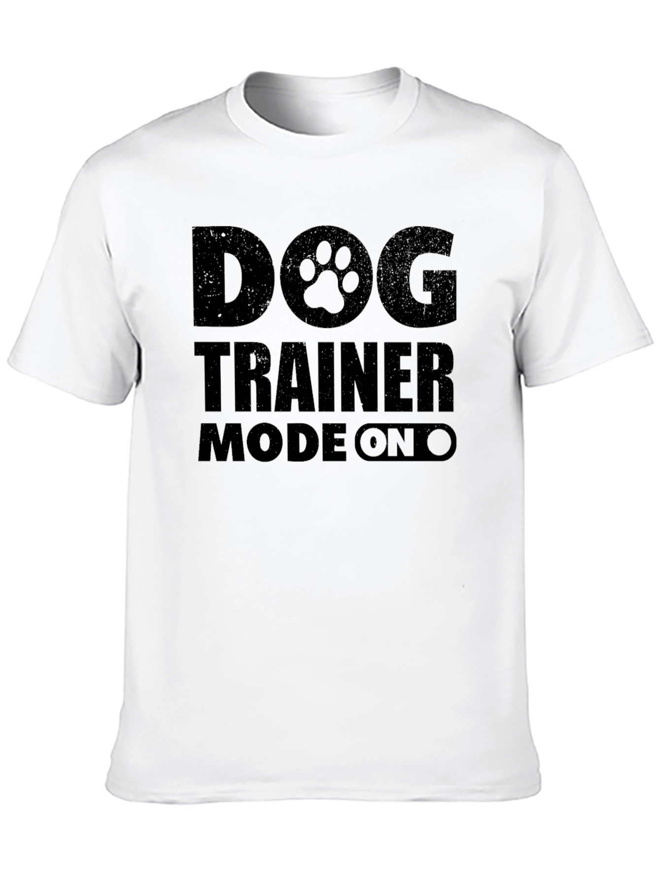 Dog Trainer Mode On T-Shirt - Black