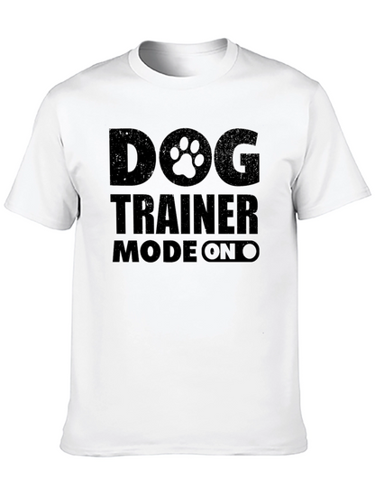 Dog Trainer Mode On T-Shirt - Black