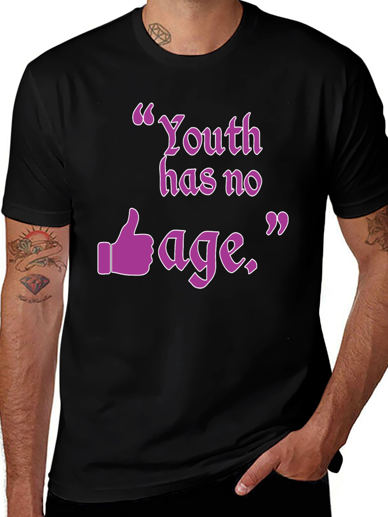 Youth Has No Age Graphic T-Shirt