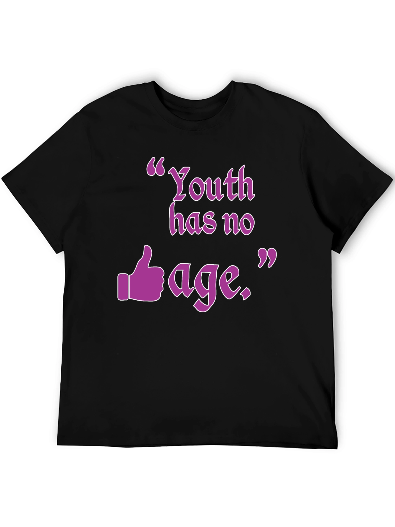 Youth Has No Age Graphic T-Shirt