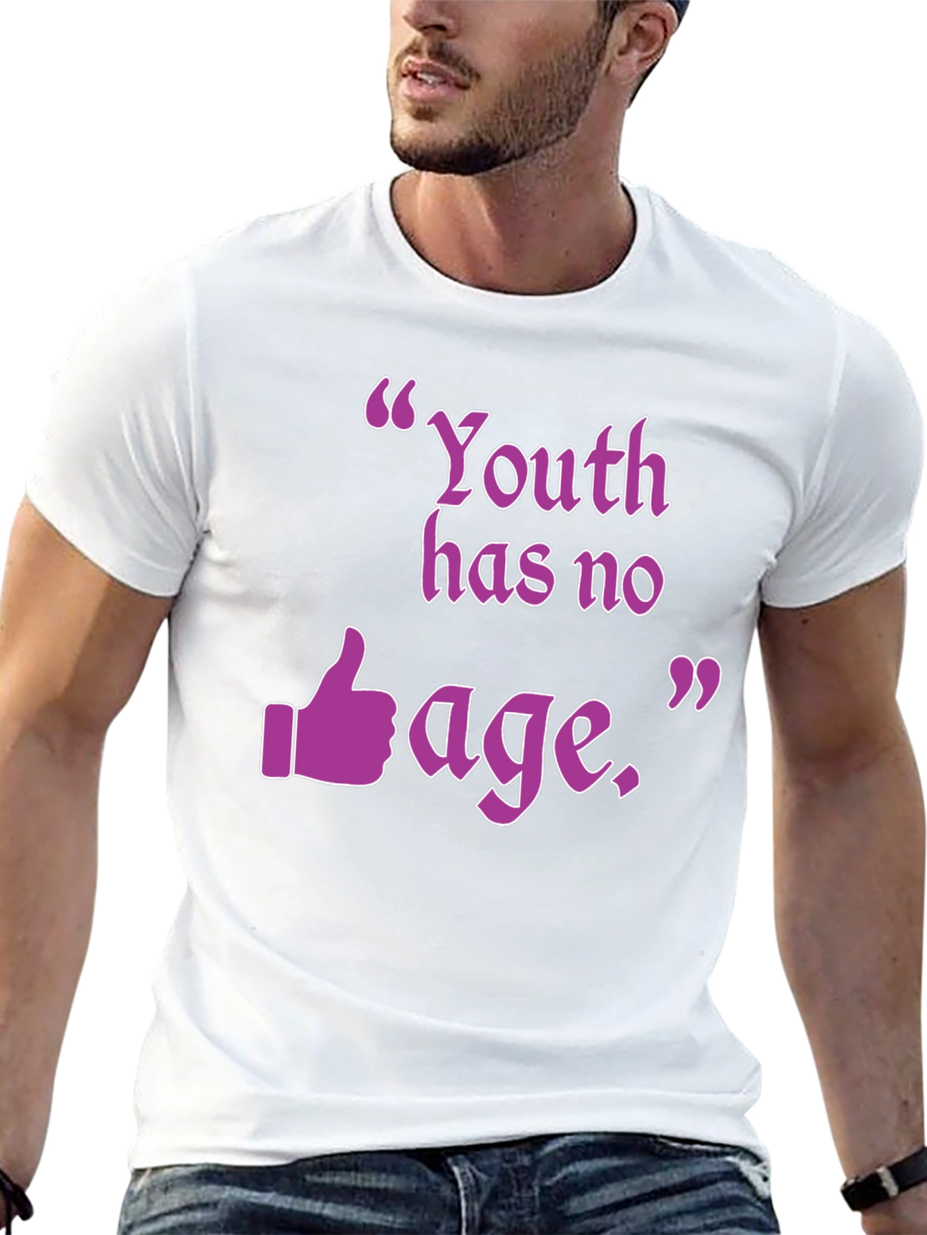 Youth Has No Age Graphic T-Shirt