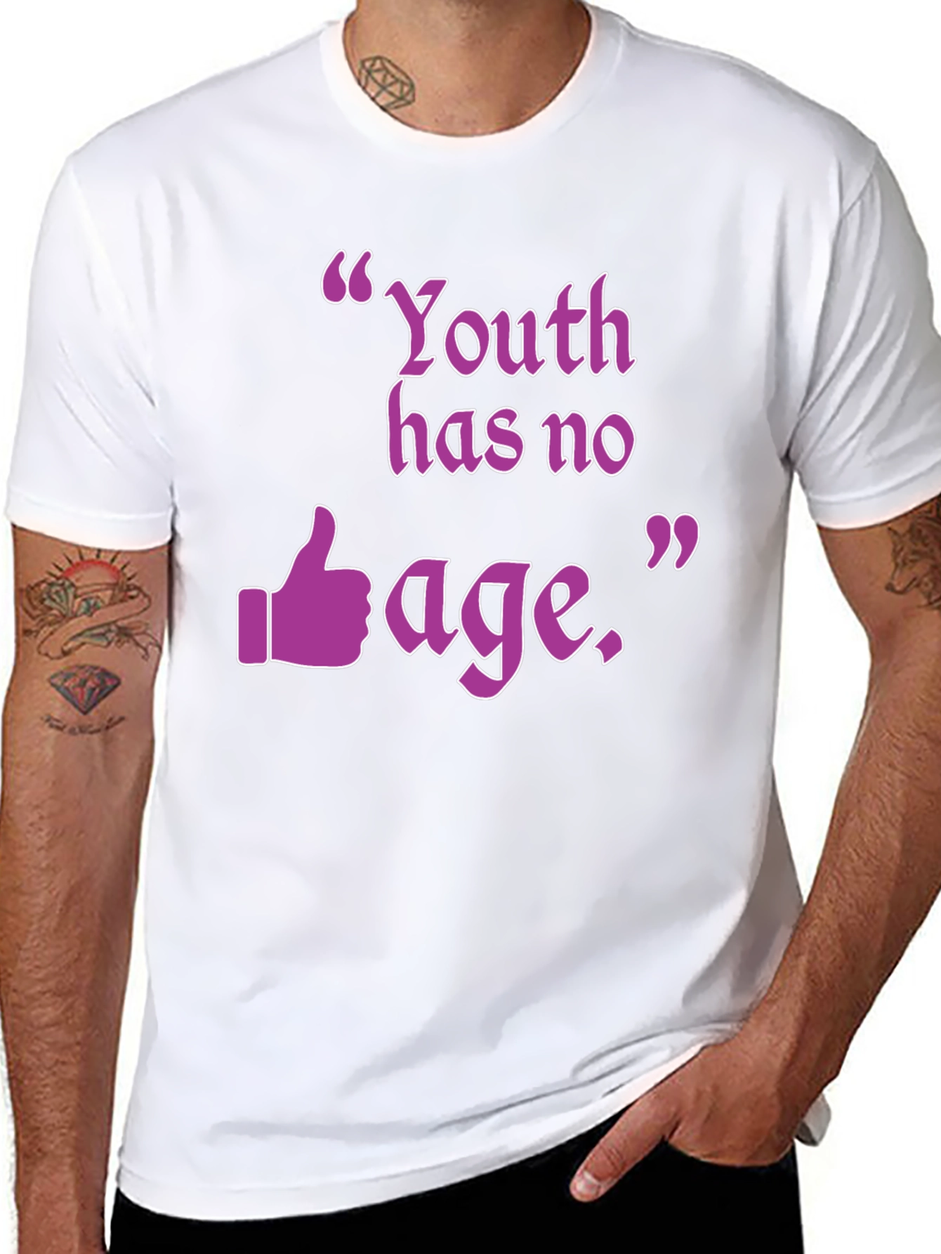 Youth Has No Age Graphic T-Shirt