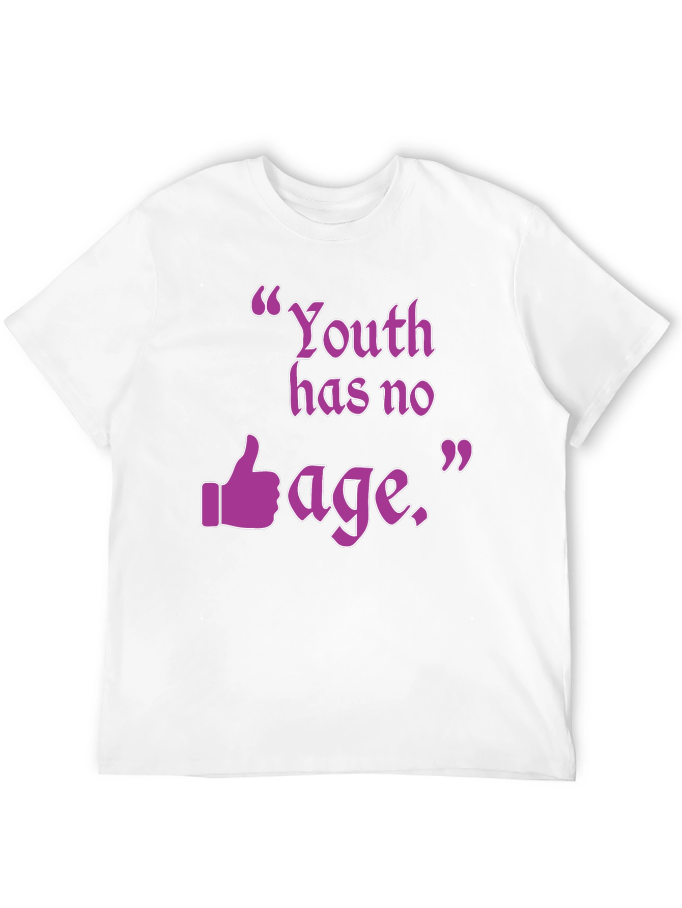 Youth Has No Age Graphic T-Shirt