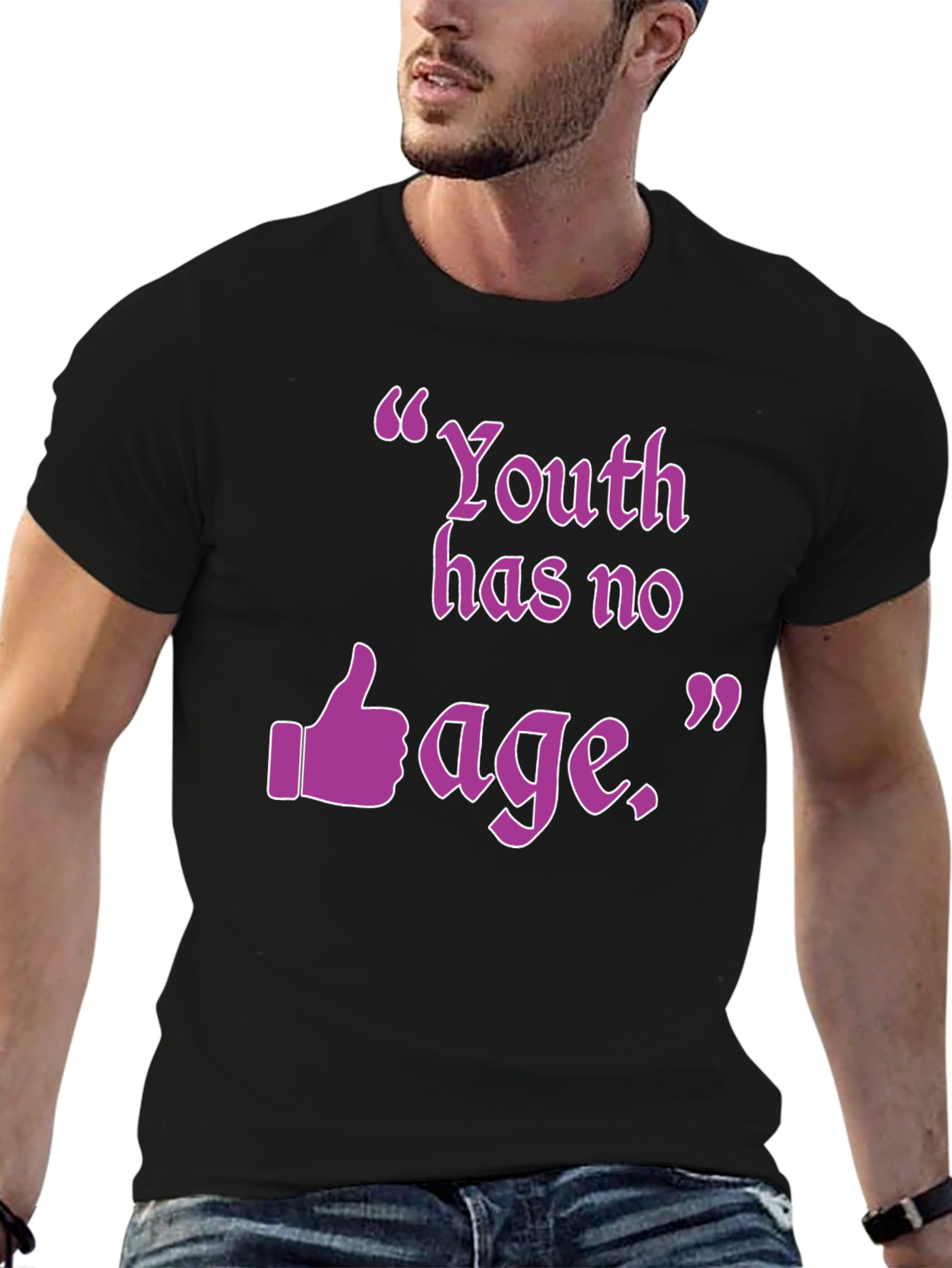 Youth Has No Age Graphic T-Shirt
