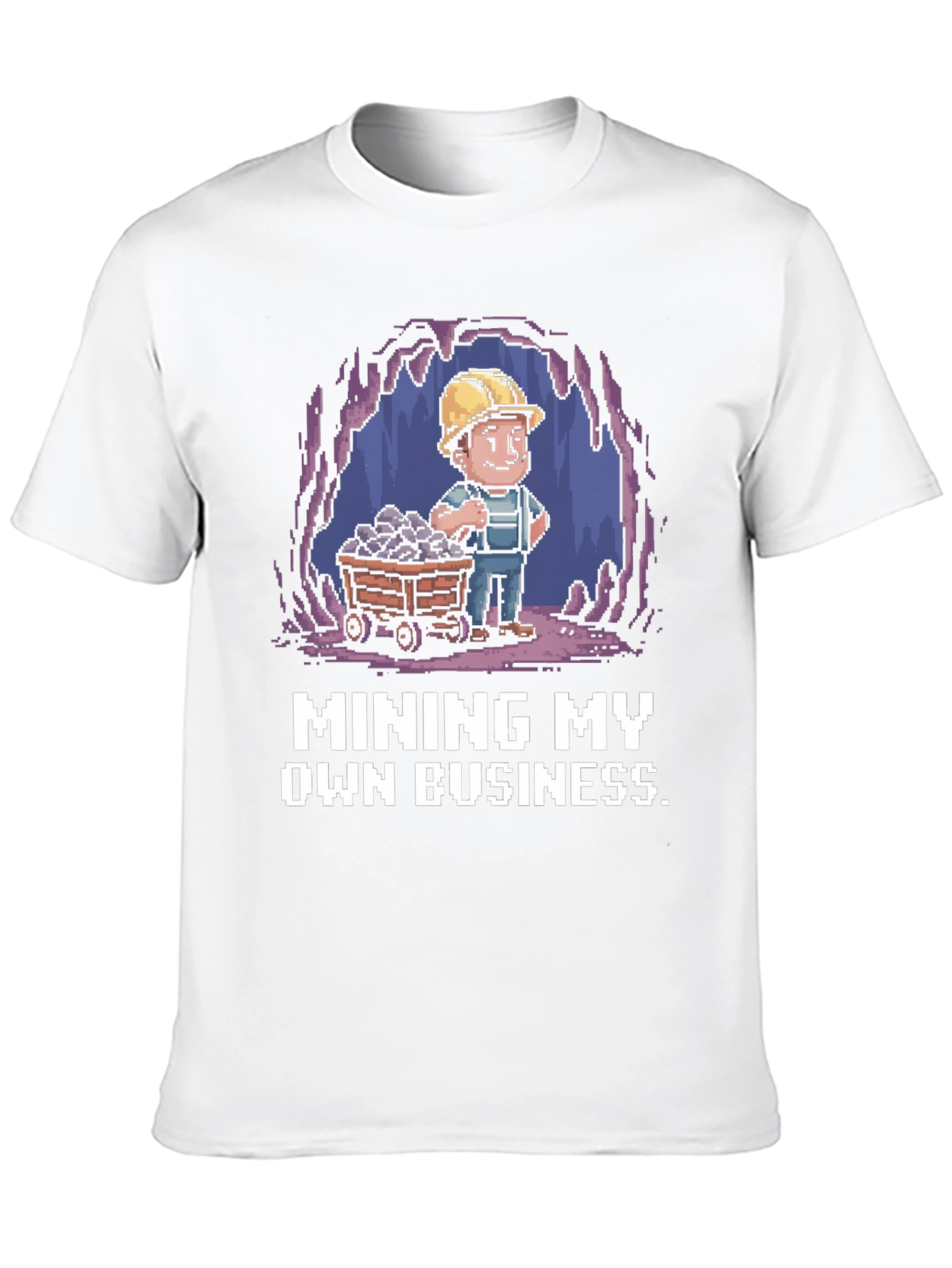 Mining My Own Business T-Shirt - Black Novelty Tee