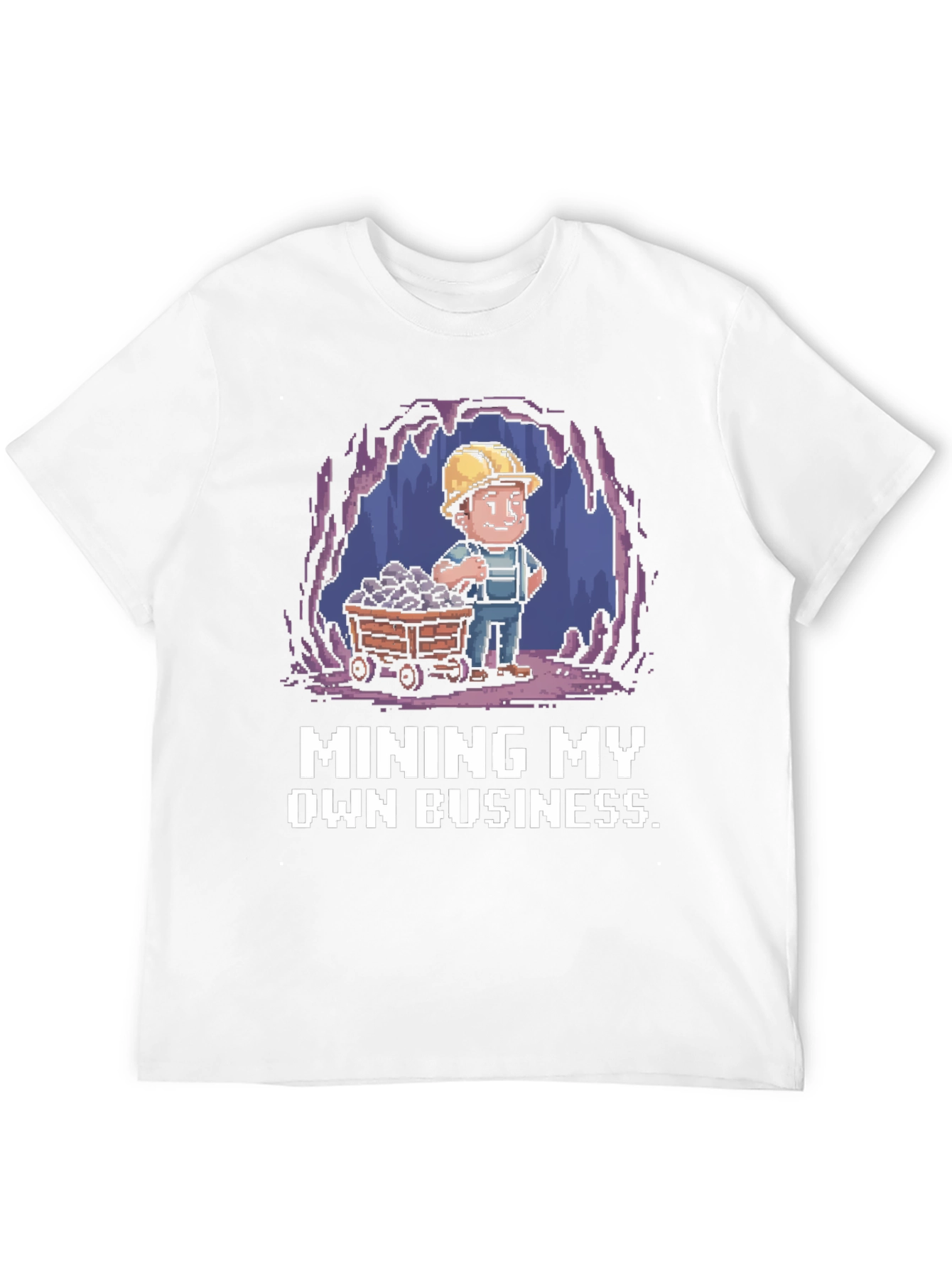 Mining My Own Business T-Shirt - Black Novelty Tee