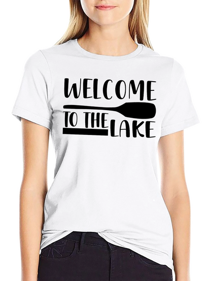 Welcome to the Lake Graphic Tee - Black