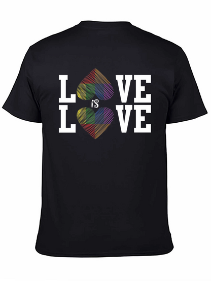 Love Is Love LGBTQ Rainbow Heart T-Shirt
