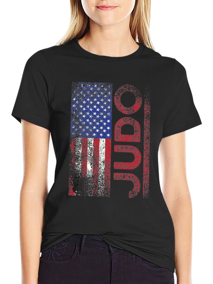 American Flag Judo T-Shirt