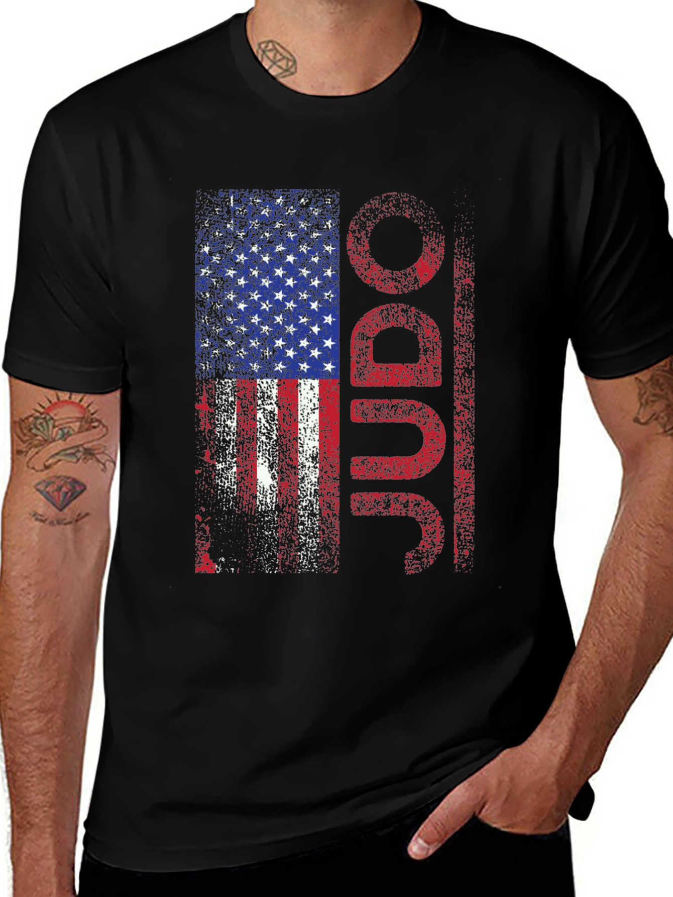 American Flag Judo T-Shirt