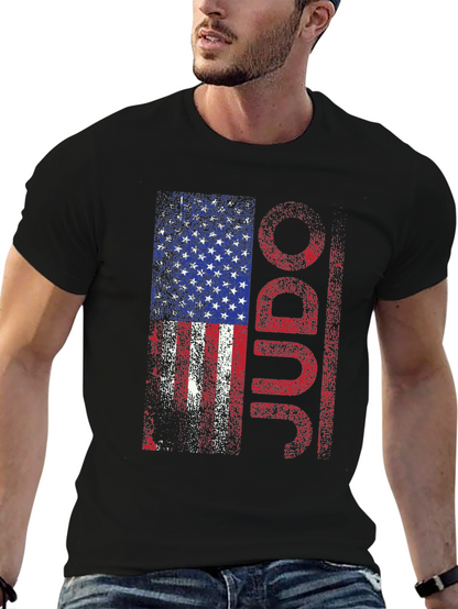 American Flag Judo T-Shirt