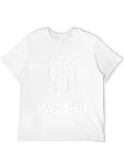 Magneto Helmet Graphic T-Shirt - Classic Comic Style