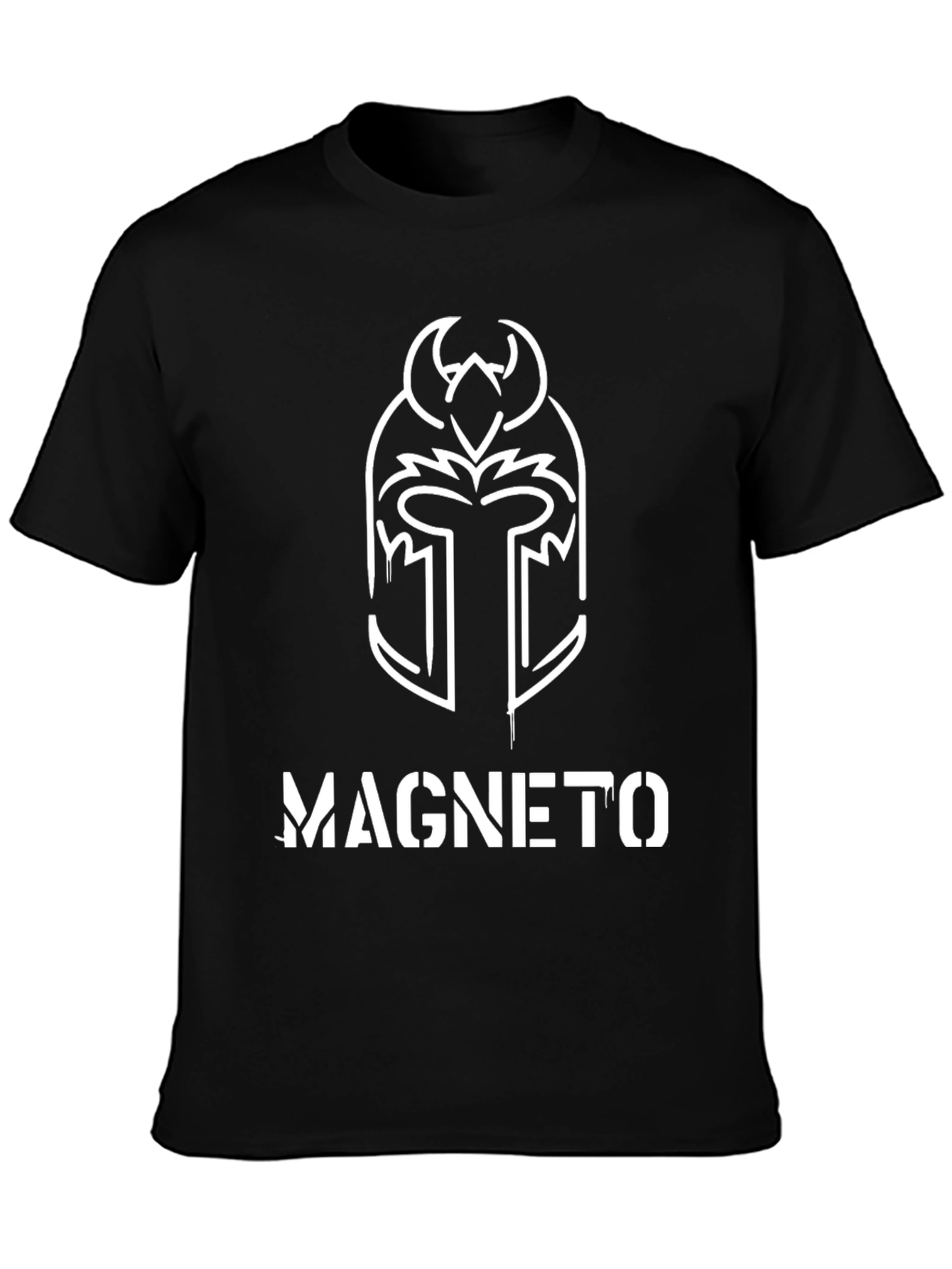 Magneto Helmet Graphic T-Shirt - Classic Comic Style