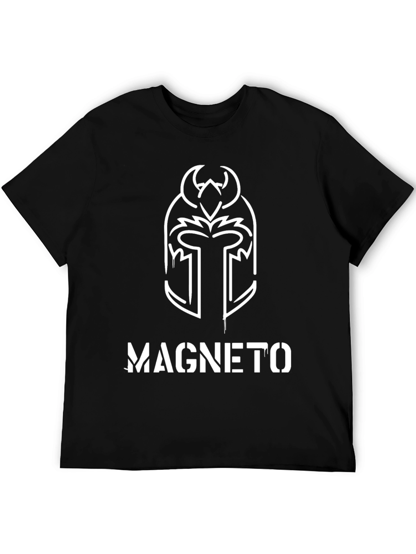 Magneto Helmet Graphic T-Shirt - Classic Comic Style