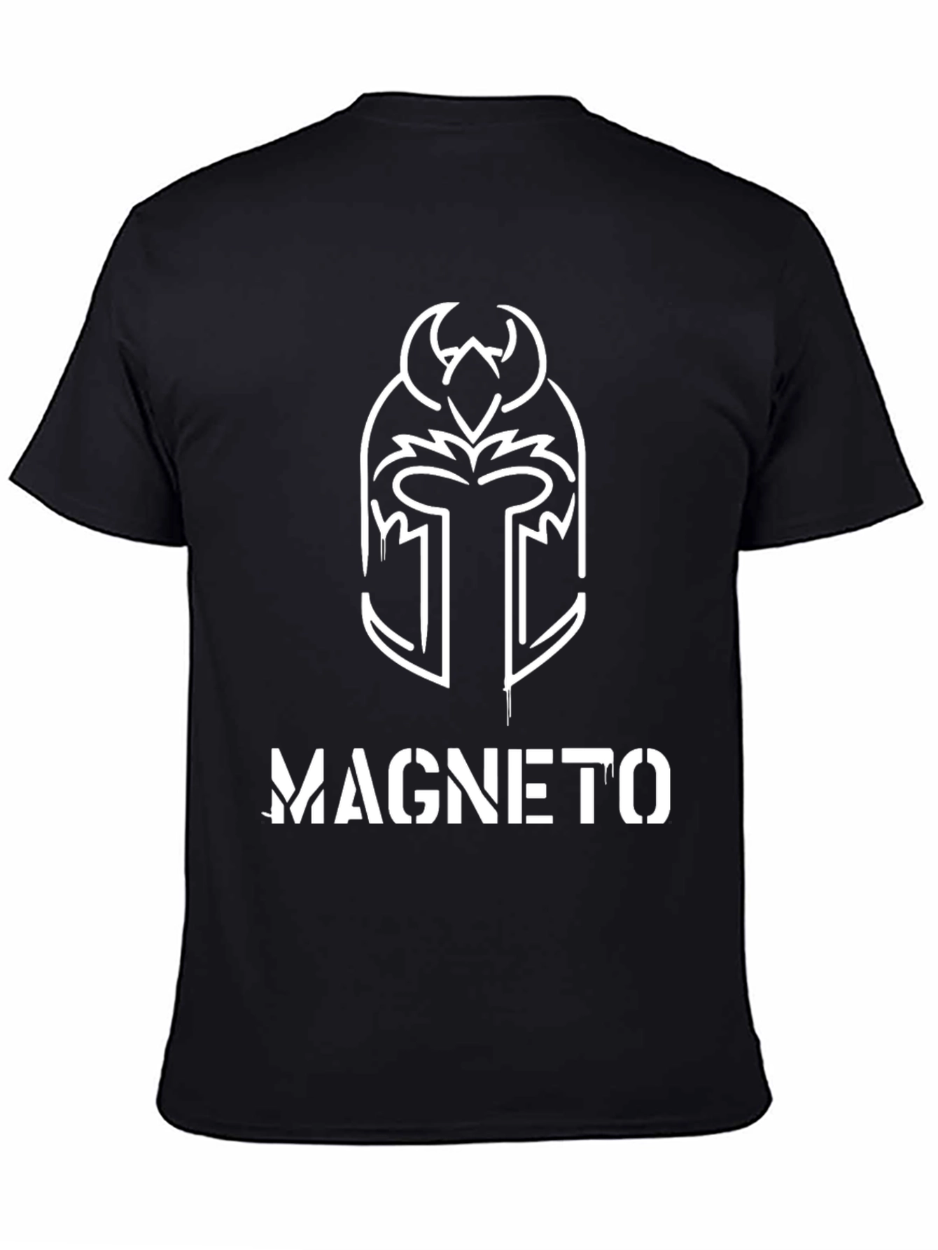 Magneto Helmet Graphic T-Shirt - Classic Comic Style