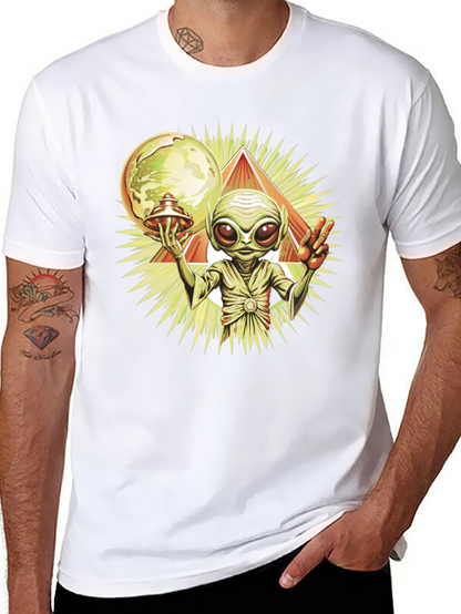 Alien Peace T-Shirt - UFO Graphic Tee