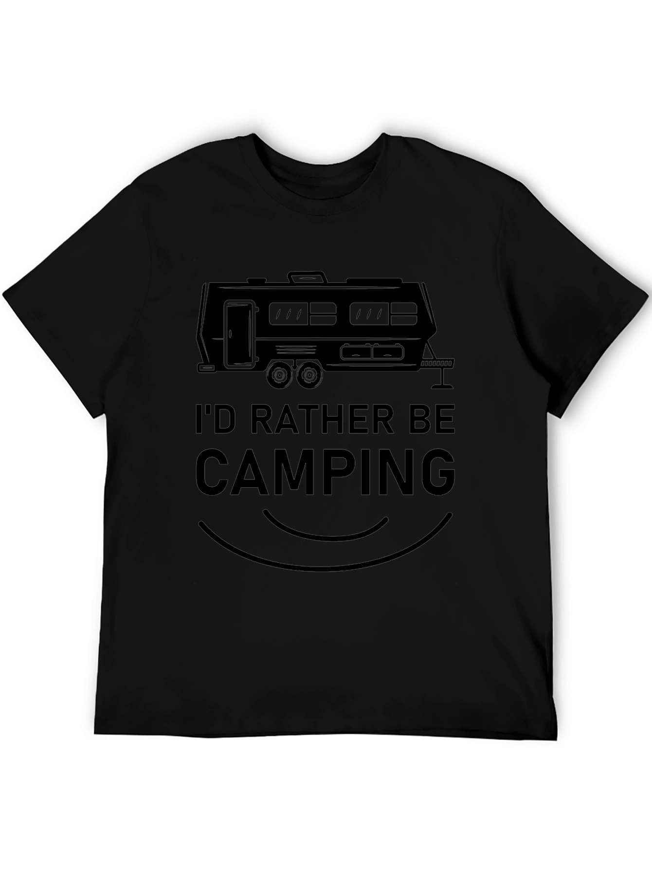 Camping T-Shirt - Id Rather Be Camping