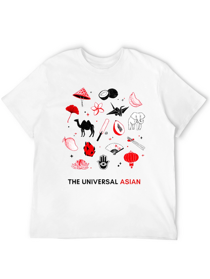 The Universal Asian Graphic Tee - Black Cotton